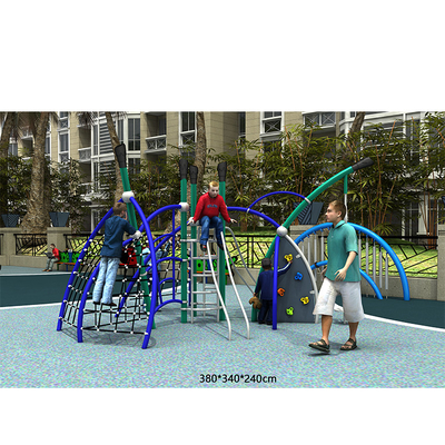 Combination Plastic Playground Slide Amusement Park Equipment Outdoor Toys Kids