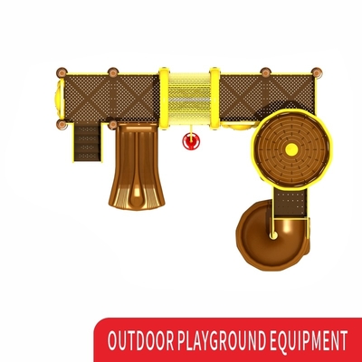 Kids Steel Pipe Swing set Plastic Outdoor Playground Equipment With Slide And Swing