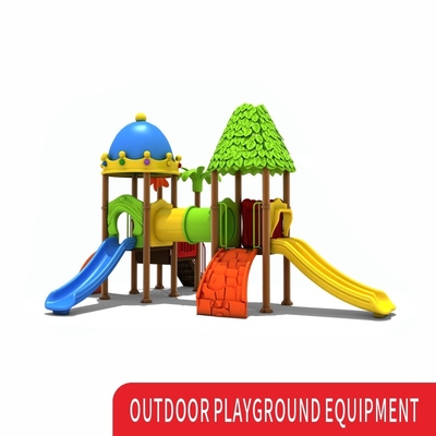 Custom Outdoor Playground Garden Playhouse Kids Swing Sets Slip N Tube Plastic Slide