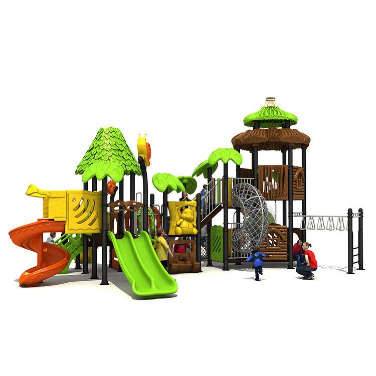 Professional Kids Custom Playground Slide Galvanized Pipe Outdoor Plastic